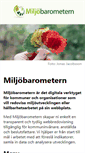 Mobile Screenshot of miljobarometern.se